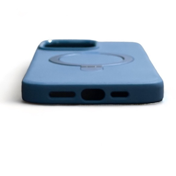 CASEKOO Genuine Magnetic Ring Stand for iPhone 14 Pro Max Blue Case - Picture 5 of 8